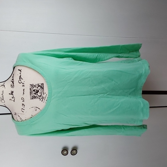 Cariloha- Womens open Neck Bamboo Top Organic Longsleeve Performance Sz.XL - Picture 1 of 9